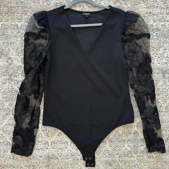 EXPRESS bodysuit top Size L - Picture 2 of 9